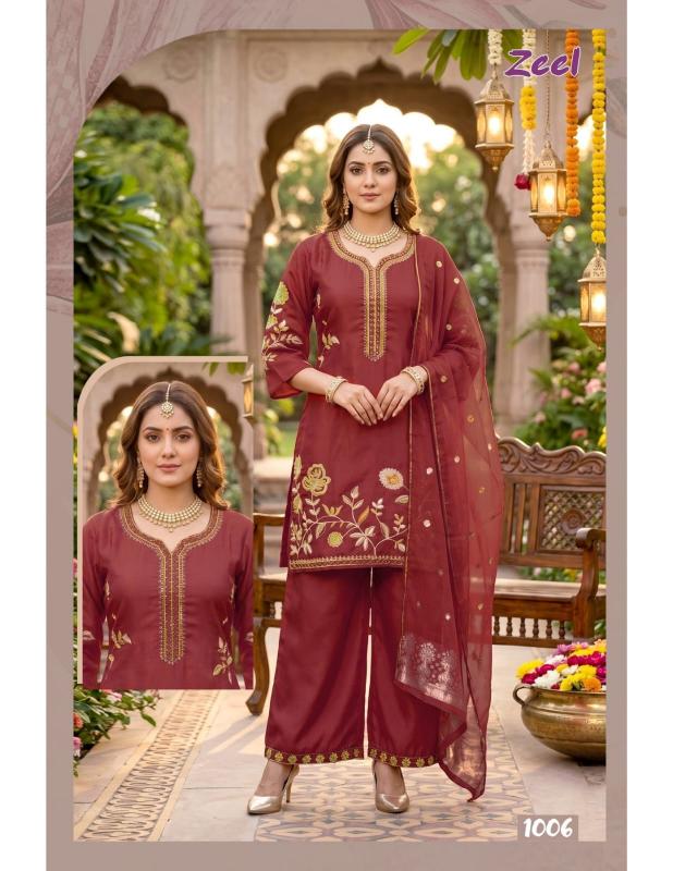 Desi kudi zeel 3pcs kurtis wholesale